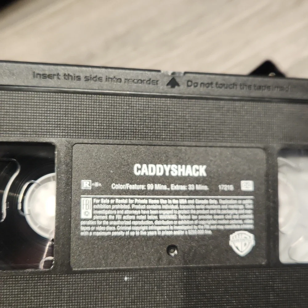 EUC Caddyshack special edition 19th Anniversary VHS w/original case